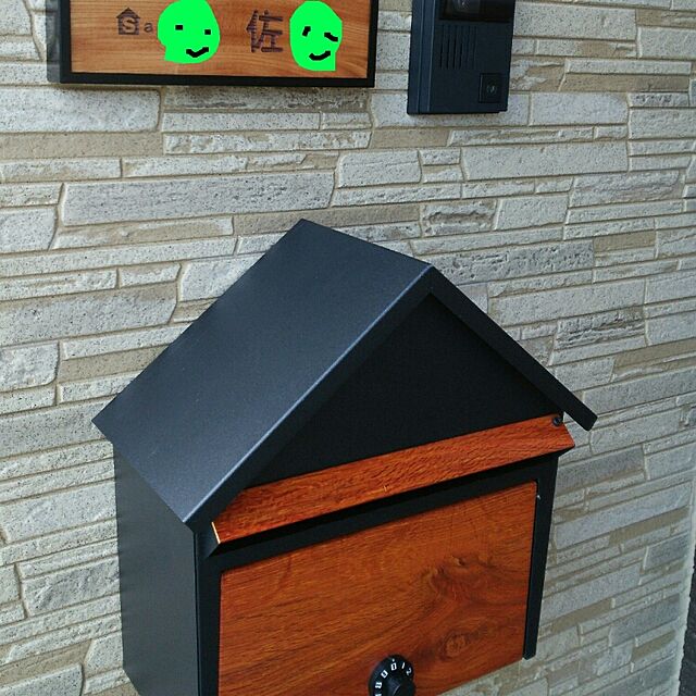 yukoの-ガーデニング 雑貨 ポスト 「巣箱」 ダイヤル式ロック メールボックス 郵便受け ガーデン用品 取寄品 2週間前後の家具・インテリア写真