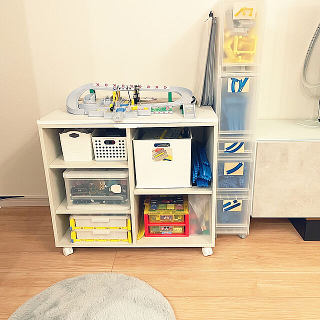 aknmmの-プラレール 車庫に変身トレインケース おもちゃ こども 子供 男の子 電車 3歳の家具・インテリア写真