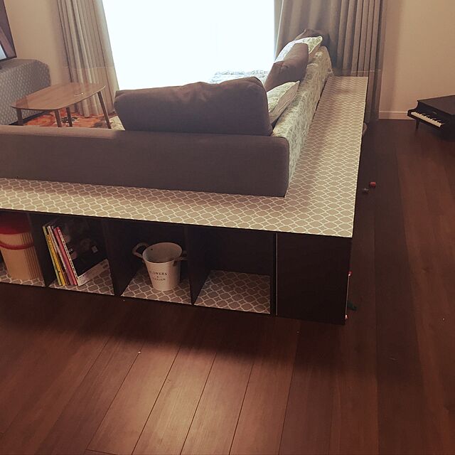 minのニトリ-カラーボックスカラボ ６段(DBR) の家具・インテリア写真