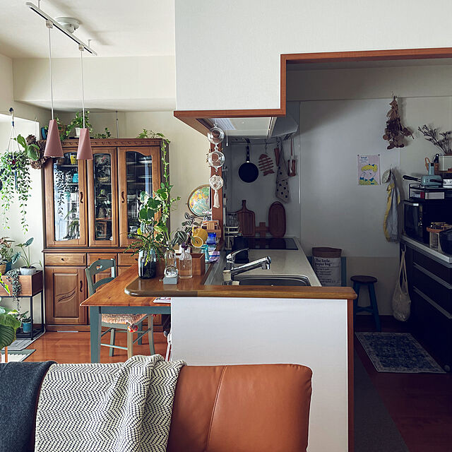 miyamiyaのLifeStyleFunFun-プランタースタンド 幅55 木製 アイアン 室内 花台 ガーデニング フラワーラック ガーデンラック 屋内 プランター台 収納 プランターシェルフ 天板付き  プランターボックス LIDLY WOODの家具・インテリア写真