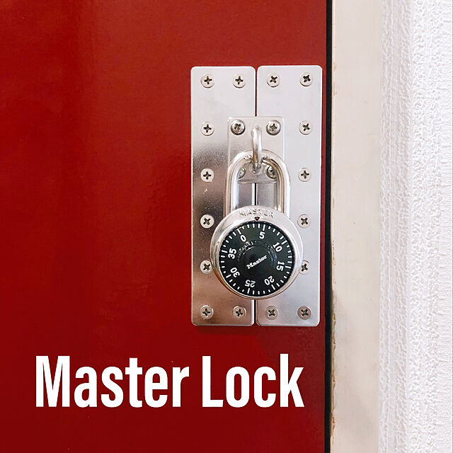 OBA-SANDERのMaster Lock-Master Lock (マスターロック) ダイヤル式南京錠 1500JAD ブラック 本体幅48mm シャックル径高さ19mmの家具・インテリア写真