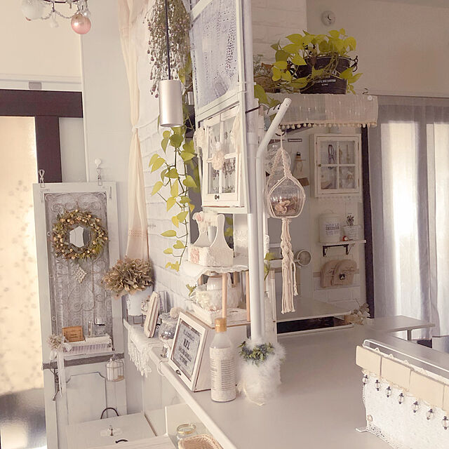 hiroの-ガーデニング ガーデン 雑貨 ハンギング フェンス アンティーク『ウォールデコ♪ドアオブジェ』の家具・インテリア写真