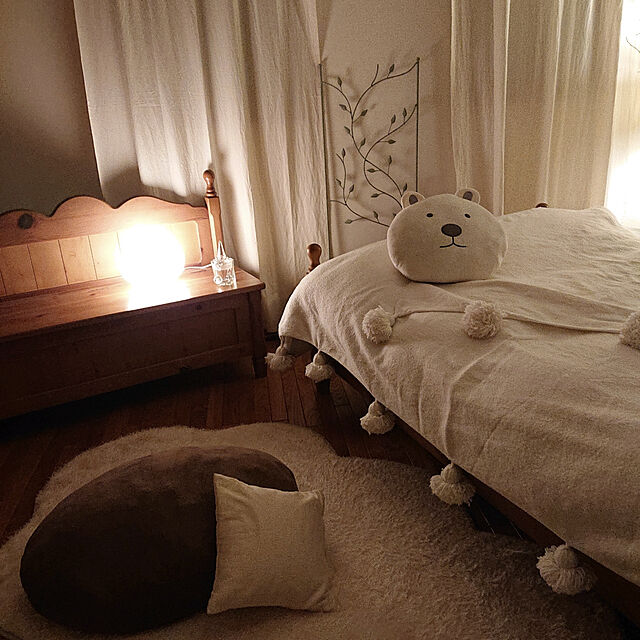Ohigeのニトリ-クッション(ベアH マカロン) の家具・インテリア写真