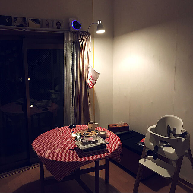 kaffe-hyggeのニトリ-クリップライト(HC-026C BK) の家具・インテリア写真