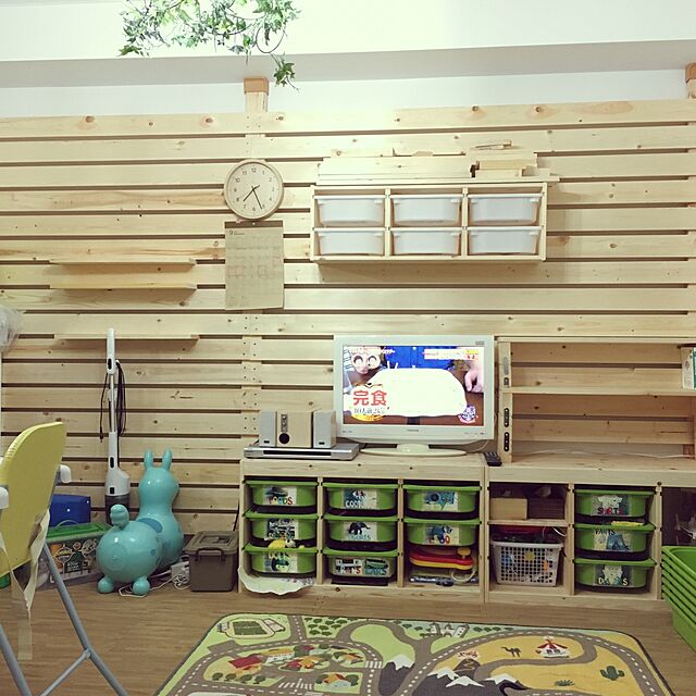 shionokojiのイケア-【IKEA/イケア/通販】 TROFAST トロファスト 収納ボックス, グリーン(c)(20141669)の家具・インテリア写真