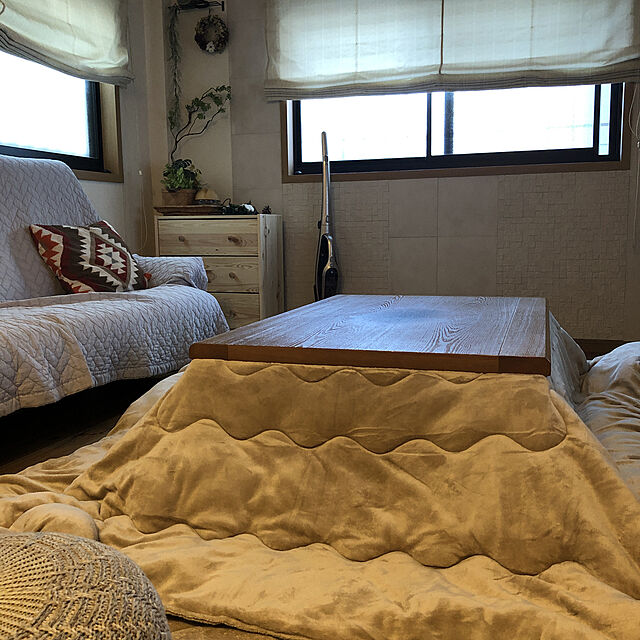 aquaのニトリ-こたつ敷ふとん 大判(ソリッドBE o-i) の家具・インテリア写真