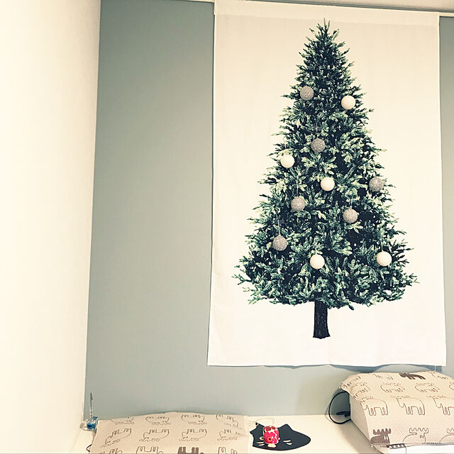kurukuruの-トーカイ　クリスマス　ツリータペストリー　ウッド柄パネル　オックス 90cm単位の家具・インテリア写真