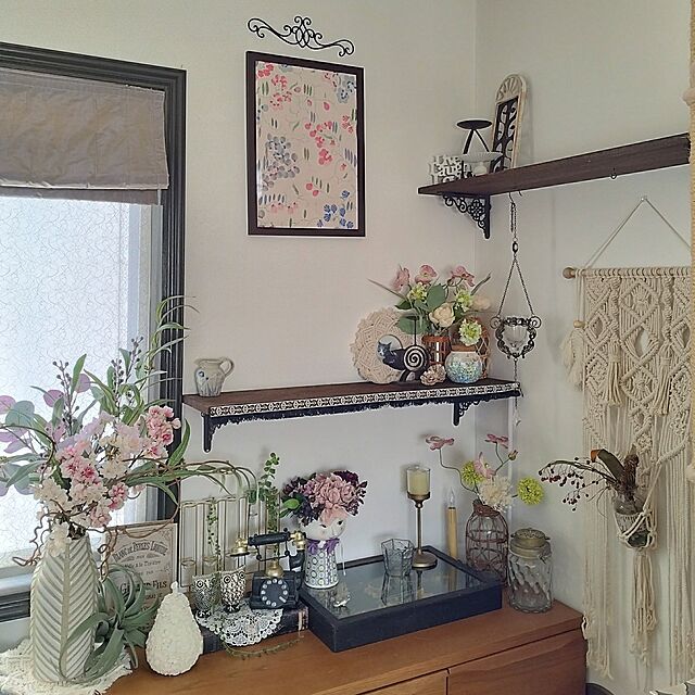 hiro3の-【造花】POSH LIVING/キセログラフィカS/80946【07】【取寄】 造花（アーティフィシャルフラワー） 造花葉物、フェイクグリーン 多肉植物の家具・インテリア写真