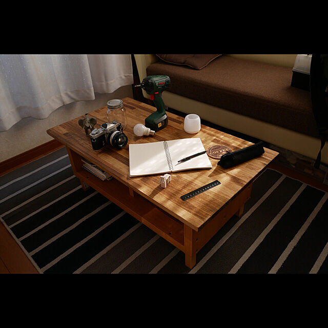 yudemaru__DIYの無印良品-両面目盛の定規の家具・インテリア写真