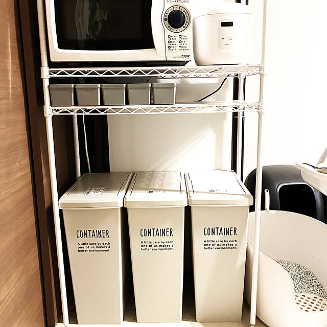 YUKA-REO-MOMOKOの-デオトイレ本体セット フード ダークグレー(1セット)【dalc_unicharmpet】【デオトイレ】の家具・インテリア写真