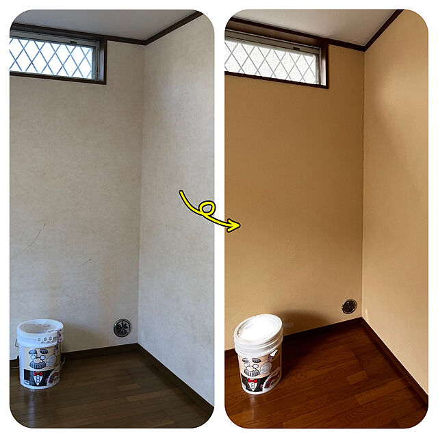 suzuranの-塗り壁材 漆喰風 塗料 ひとりで塗れるもん 22kg ■カーミーブラウン JQ3 MCSの家具・インテリア写真