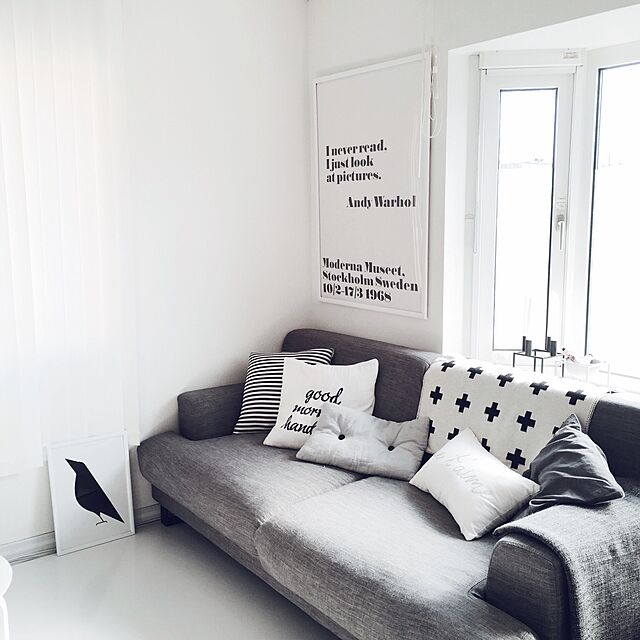 chiiiii0808の-H&M HOME スパンコール je t'aime クッションカバー 北欧 スウェーデン【ネコポスOK】の家具・インテリア写真