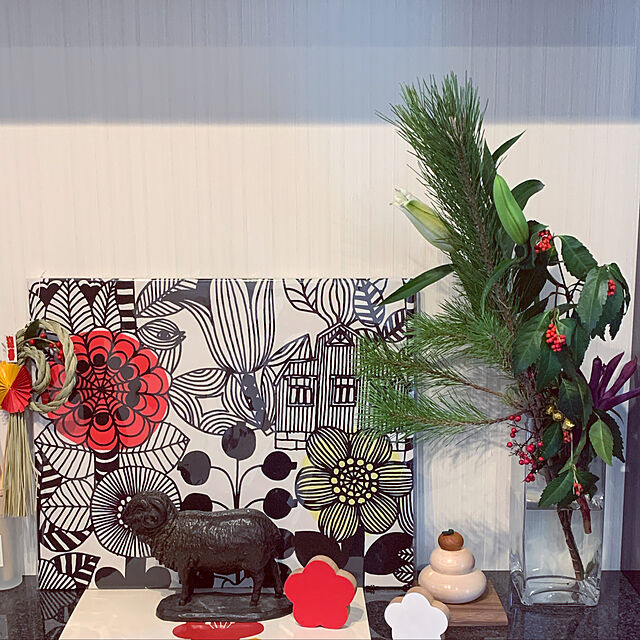 masumi0503の-フラワーオブジェ L×M×Sセット (全6色) 花 置物 木製送料無料 雑貨 春 お花 オブジェ 飾り 北欧 インテリア 雑貨 インテリア小物 置物 かわいい オブジェの家具・インテリア写真