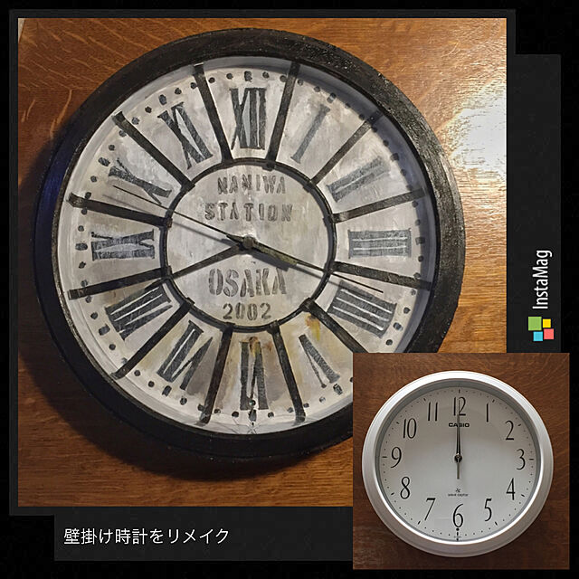 kazaruyo-niのカシオ計算機-CASIO(カシオ) 掛け時計 電波 ホワイト 直径26.8cm アナログ 夜間秒針停止 IQ-1060J-7JFの家具・インテリア写真