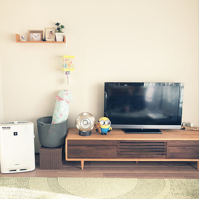 bachikoの-【レビュー特典】テレビ台 テレビボード 180 Hi ウォールナット タモ材 無垢 北欧の家具・インテリア写真