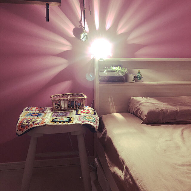 asaの-パイン材の高さ調整ベッド(宮付タイプ)の家具・インテリア写真