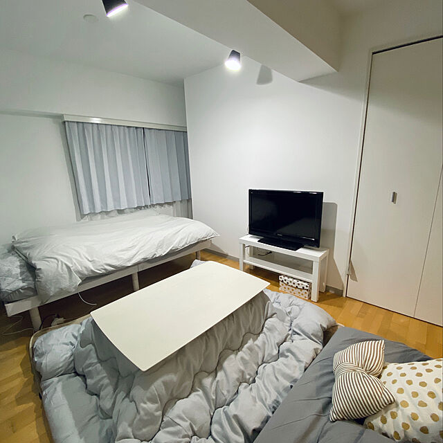 Mariのニトリ-ボックスパッド シングル(NウォームSP q-o GY S) の家具・インテリア写真