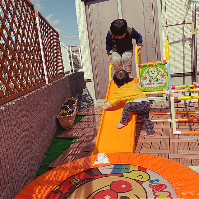 ritzuの-アンパンマン ぴょんぴょんジャンプ トランポリン 90cm【送料無料】の家具・インテリア写真