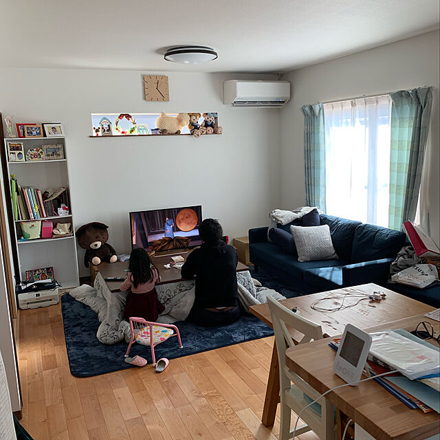 Chinatsuのニトリ-速暖こたつ(バリエS 135 LBR) の家具・インテリア写真