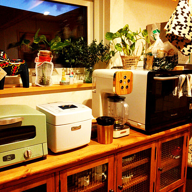 sachiのドウシシャ-ドウシシャ コーヒーメーカー SOLUNA クワトロチョイス ナチュラルウッド QCR-85B(NWH)の家具・インテリア写真