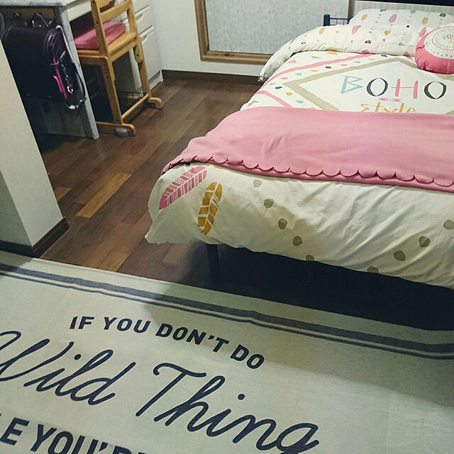 AS-homeのニトリ-ふとん・ベッド共通カバー5点セット(ボーホー S) の家具・インテリア写真