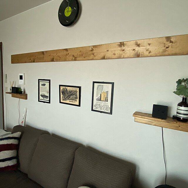ALFORTのニトリ-布張りソファベッド(ノアーク DBR) の家具・インテリア写真