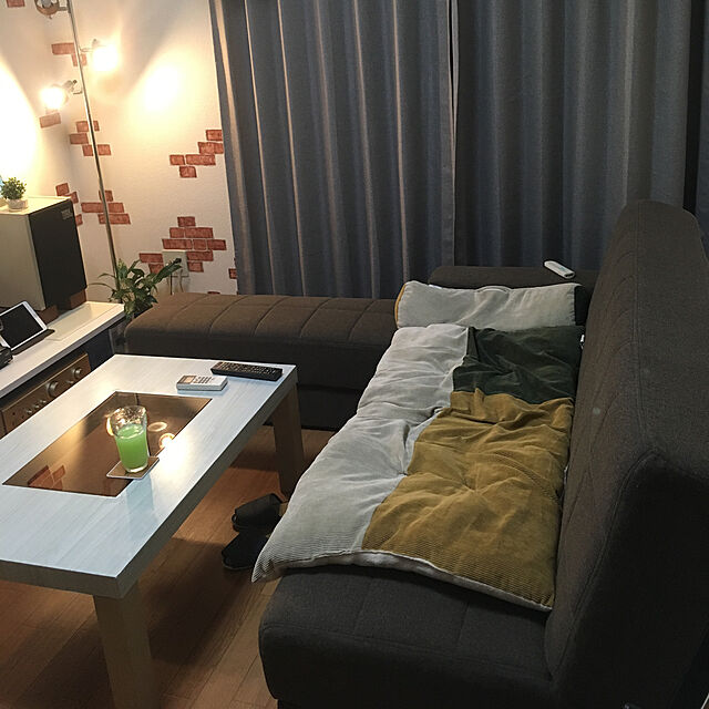 Teruのニトリ-ボルスター(コーディG) の家具・インテリア写真
