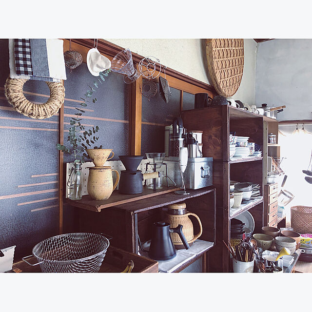 MisakiのHARIO-【箱シール痕有り】HARIO(ハリオ) ホーロー ティー & コーヒー キャニスター ボナ 100g BCN-100-Wの家具・インテリア写真