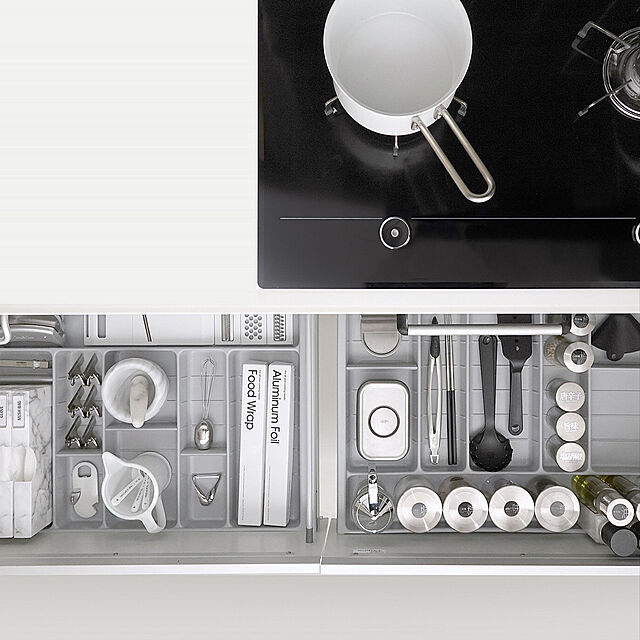 tuuliの-キッチン消耗品用ケース(大理石柄)の家具・インテリア写真