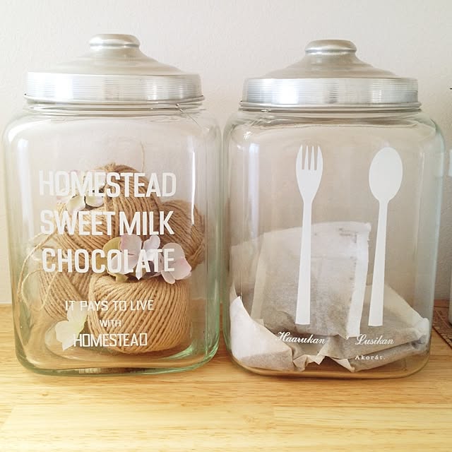 makiのAXCIS アクシス-AXCIS（アクシス）ホームステッド（Homestead）　GLASS JAR MILK CHOCOLATEの家具・インテリア写真