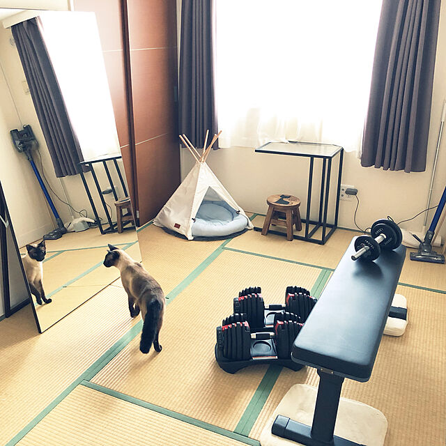 monkeymajimajikのHOPPO-HOPPO 犬 猫 天然素材の布テント ハウス 小屋 ベッド ティピーテント 室内用 小型犬・中型犬に対応 おしゃれ 四季通用 組み立て簡単 (S)の家具・インテリア写真