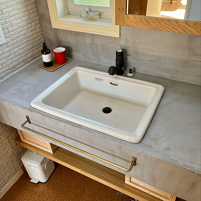 kasugaiの-オンリーワンクラブ 洗面器 Lレクタングル リネン IB4-E350060の家具・インテリア写真