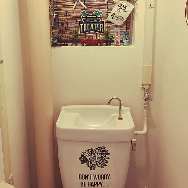 chihoの-おトイレに ステッカー インディアンの家具・インテリア写真