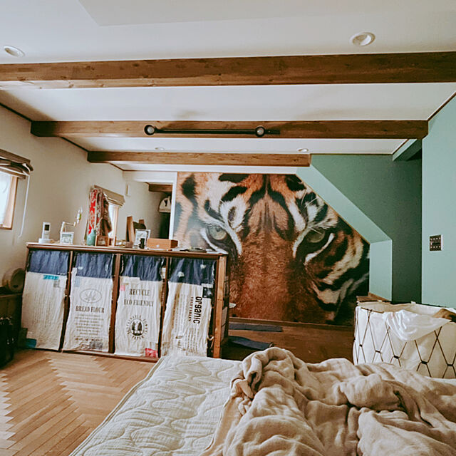 snoopyの-ステンレスヘアライン4口スイッチプレートの家具・インテリア写真