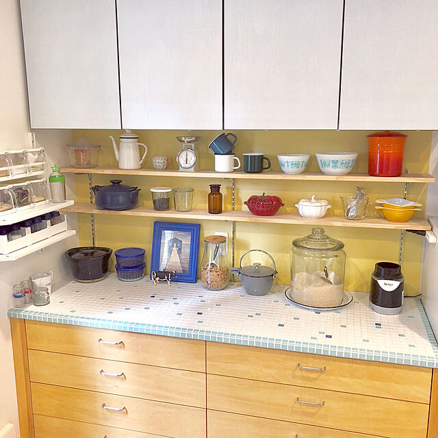 suzyの-Pyrex Simply Store 4 Cup Blue Lane Storage Dish with Lidの家具・インテリア写真
