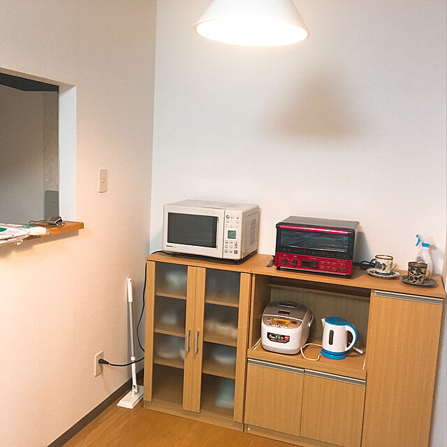 Conocoのニトリ-レンジ台(フォルム RE9090 LBR) の家具・インテリア写真