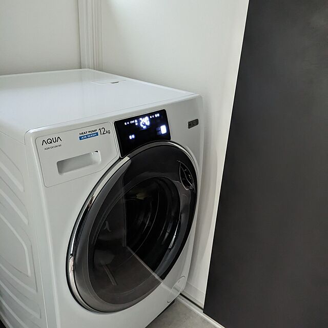 Hazukiの-全国設置無料 アクア ドラム式洗濯機 AQW-DX12N 洗濯12kg 脱水容量6kg | AQUAの家具・インテリア写真