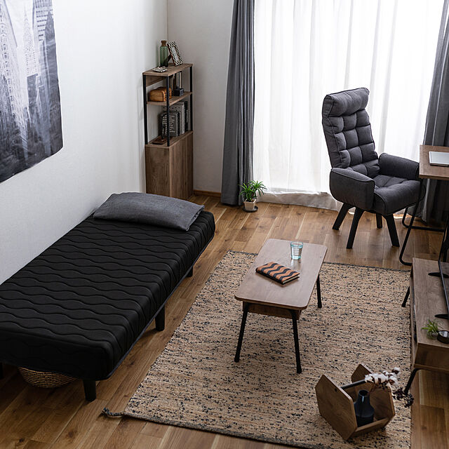 Simple-Styleのアイリスオーヤマ-アイアンウッドボックス ブラック／アッシュブラウン IWB-222の家具・インテリア写真