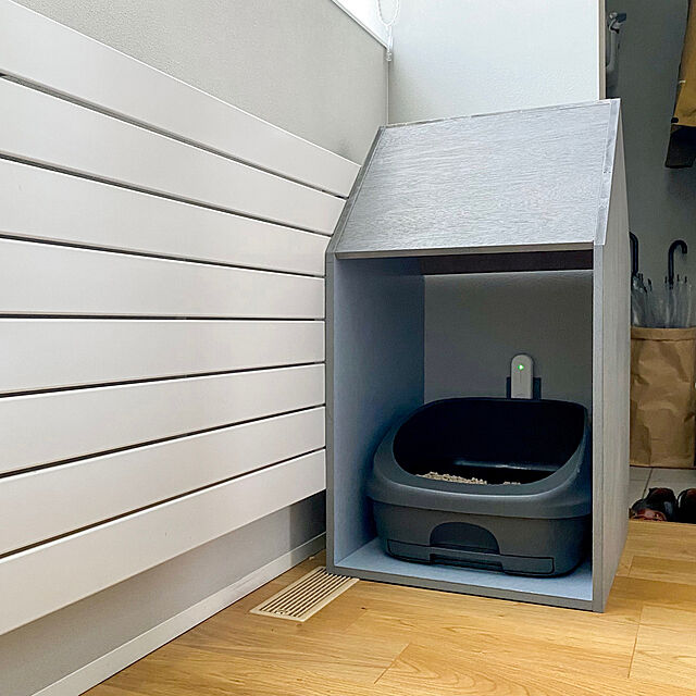 ryoのユニチャーム-デオトイレ 猫用トイレ 本体セット ハーフ グレーの家具・インテリア写真