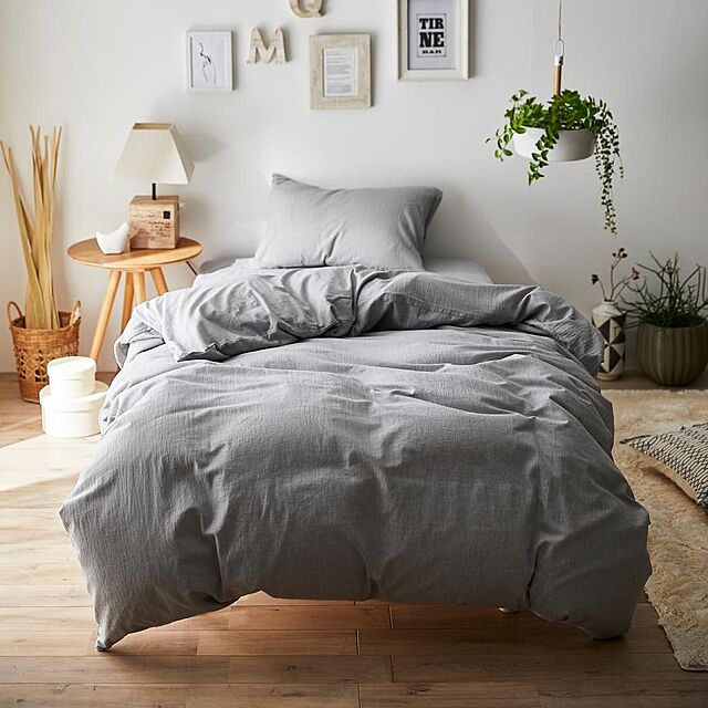 nissenの-洗いざらし綿100%枕カバー同色2枚組（Coco　Feel） 枕カバー・ピローパッド, Pillow covers（ニッセン、nissen）の家具・インテリア写真