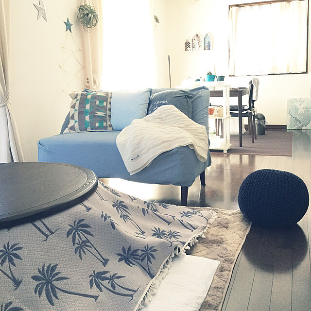 yukkin29の-ソファーカバー 2人掛け アーム無し伸縮素材でぴったりフィット 「2人掛け用(肘掛けなし)」の家具・インテリア写真