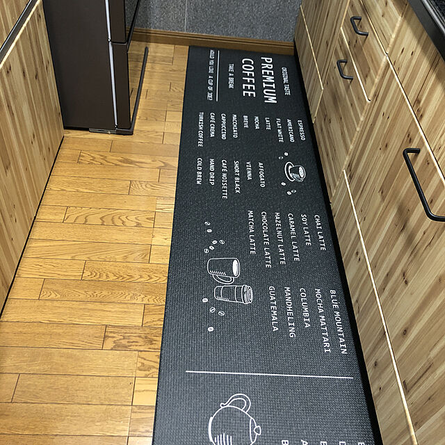 meecocoのニトリ-キッチン用クッションフロアマット (NレターGY 60X240)  【玄関先迄納品】の家具・インテリア写真