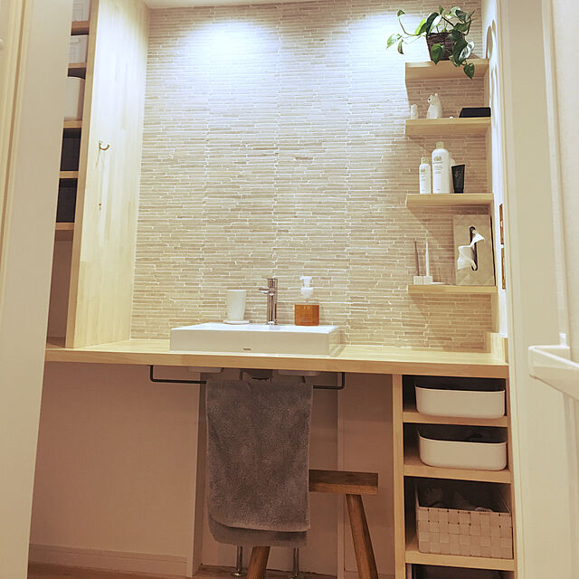 narukuniheroの-タオルハンガー アイアン バー バスタオルかけ 黒  おしゃれ 日本製　　　アイアンタオル掛け 3Lの家具・インテリア写真