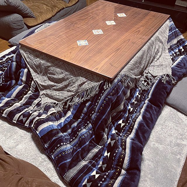 yukimidaifukuの-在庫処分タイル こたつ テーブル コタツ 長方形 幅120cm センターテーブルの家具・インテリア写真
