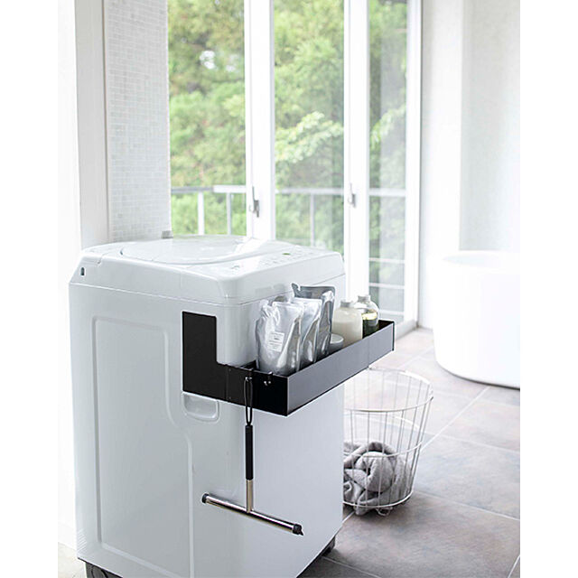 viewgardenのtower-マグネット伸縮洗濯機ラック WASHING MACHINE RACK 強力磁石式/洗濯機収納/洗面収納の家具・インテリア写真