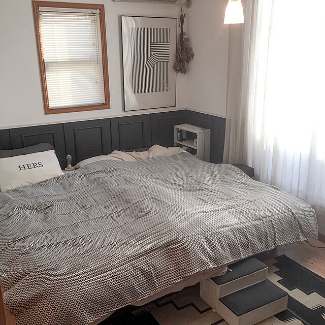 yupponのニトリ-ひもなしらくらく掛け布団カバー シングル(Nグリップホテル LMO S) の家具・インテリア写真