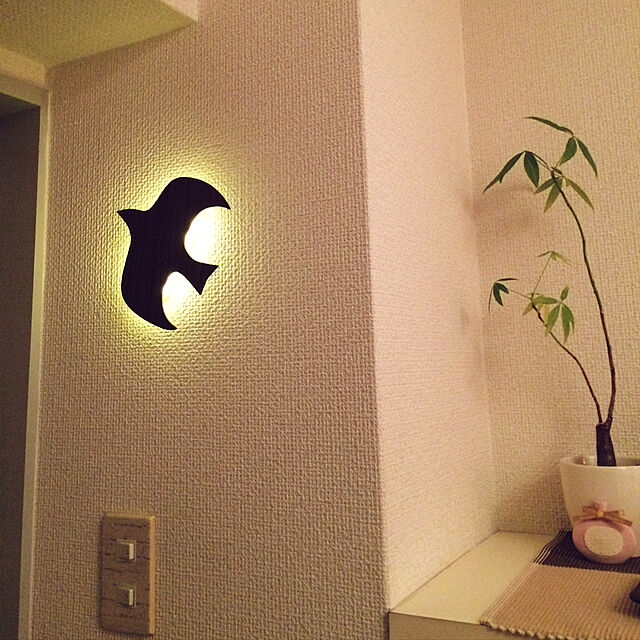 Hanaの東洋ケース-壁面取付LEDライト ウッディウォールライト BIRD「バード」の家具・インテリア写真
