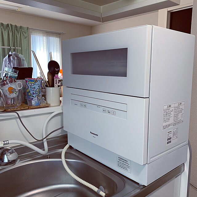 sakurabbit_のパナソニック-NP-TH2-W パナソニック 食器洗い乾燥機 食器点数40点（約5人分) ホワイトの家具・インテリア写真