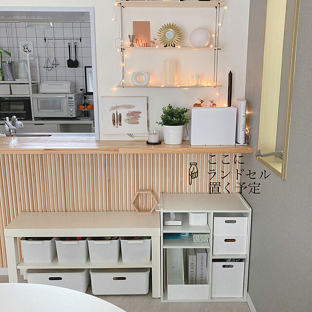 aomaのニトリ-キッチンボード(エトナ120KB WH) の家具・インテリア写真