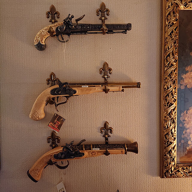 スペイン製 フリントロック式 中世 古式銃 ヨーロッパ アンティーク風